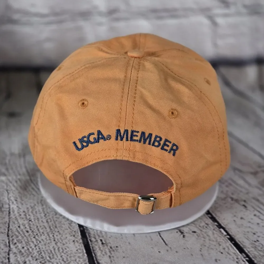 2015 U.S. Open Chambers Bay Adjustable Orange Golf Hat